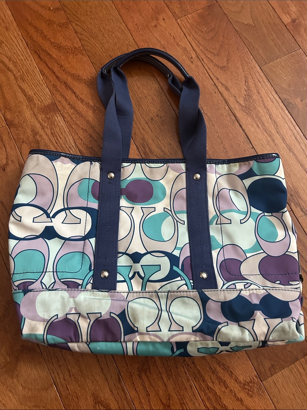 Coach Multi-Color Patterned Women's Tote Bag